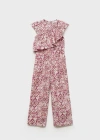 Mango One-piece Suit Pink In Pink