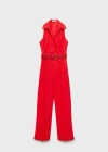 Mango One-piece Suit Red In Red
