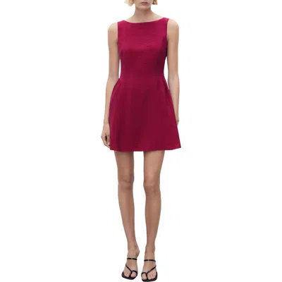 Mango Open Back Minidress