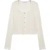 Mango Open Stitch Cardigan