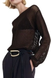 Mango Open Stitch Cotton Sweater