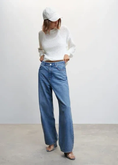 Mango Sweater White