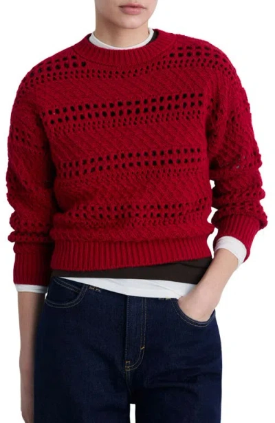 MANGO MANGO OPENWORK SWEATER