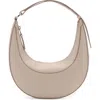 Mango Oval Faux Leather Shoulder Bag In Off White