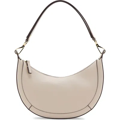 Mango Oval Faux Leather Shoulder Bag In White