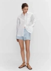 Mango Shirt Off White In Off White
