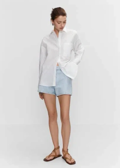 Mango Shirt Off White