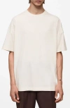 Mango Short Sleeve Cotton Crewneck Sweater In Ecru