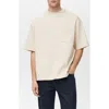 Mango Oversize Cotton T-shirt In Neutral