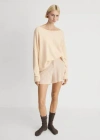Mango Oversize Knit Sweater Light Pink