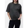 Mango Oversize Maternity Cotton T-shirt In Black