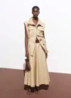 Shop Mango Gilet Oversize Poches Cargo Beige - Femme - Xs-s -