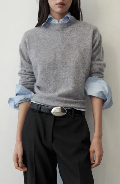 Mango Oversized Wool Sweater In Multi