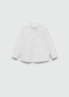 MANGO OXFORD COTTON SHIRT WHITE