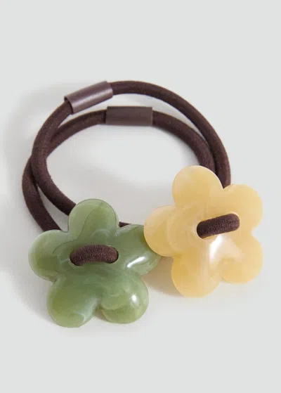 Mango Pack 2 Chouchous Vert - Enfants - Taille Unique -  Kids In Brown