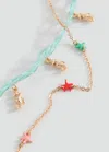 Mango Combined Necklace Pack Aqua Green