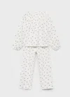 Mango Printed Cotton Pyjama Pack In White