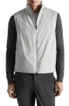 Mango Packable Water Repellent Vest In Gray