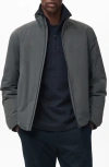 Mango Men's Thermolite Padding Waterproof Jacket In Gray