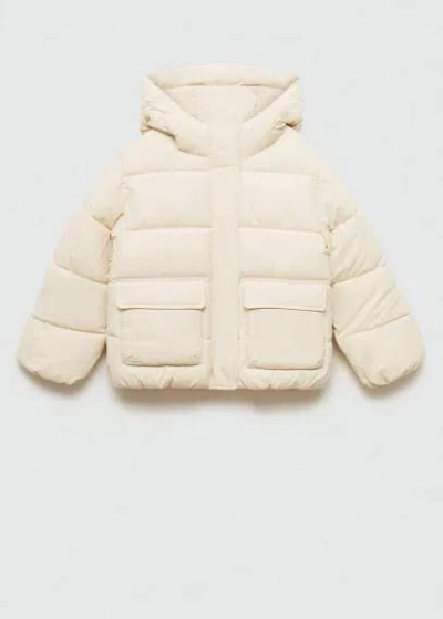 Mango Kids' Anorak Ecru