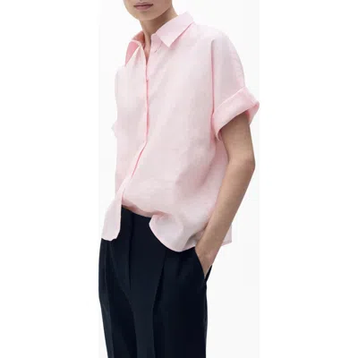Mango Pai Linen & Cotton Button-up Shirt