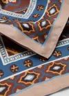 Mango Foulard Satiné Paisley Marron - Femme - Taille Unique -  In Brown