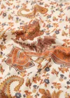 Mango Foulard Satiné Paisley Orange - Femme - Taille Unique -