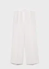Mango Straight-fit Linen Suit Trousers Off White