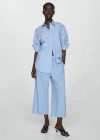 Mango Pantalon In Bleu Ciel