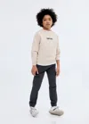 Mango Kids' Cotton Cargo Pants In Neutral