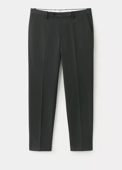 Mango Pantalon Costume Milán Slim-fit In Kaki