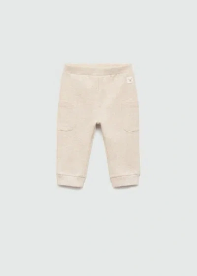 Mango Babies' Pantalon De Jogging Poches In Neutral