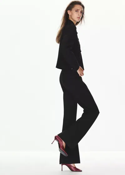 Mango Pantalon Gracia In Noir