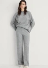 Mango Pantalon Gris - Femme - S -