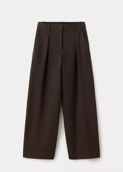 Mango Pantalon Leo In Marron