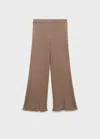Mango Pantalon Maille Côtelée Marron - Enfants - 9-10 Ans -  Kids In Brown