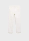 Mango Kids' Paperbag Jeans Off White