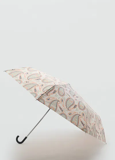 Mango Parapluie Blanc Cassé - Femme - Taille Unique -