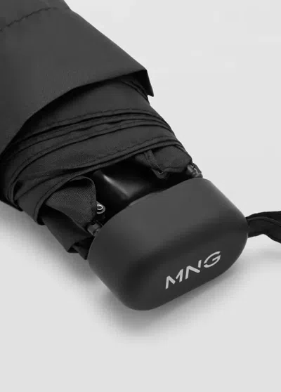 Mango Parapluie Pliant Mini In Black