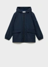 Mango Parka Dark Navy In Dark Navy