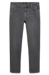 Mango Patrick Slim Fit Ultra Soft Touch Jeans In Denim Grey
