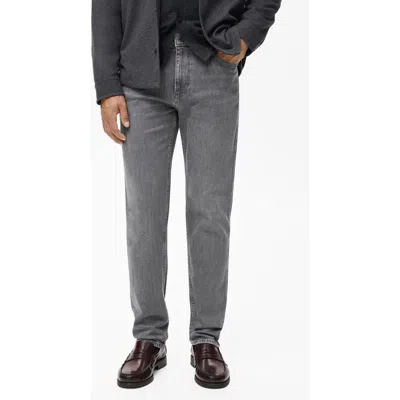 Mango Patrick Ultrasoft Touch Slim Fit Jeans In Gray