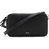 Mango Pebble Faux Leather Crossbody Bag In Black