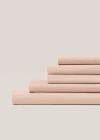 Mango Percale Cotton Top Sheet For Single Bed Pink In Pink