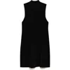 Mango Perkins Sleeveless Sweater Dress In Black