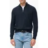 Mango Perkins Wool Quarter Zip Sweater In Blue