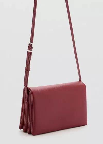 Mango Petit Sac Bandoulière In Rouge