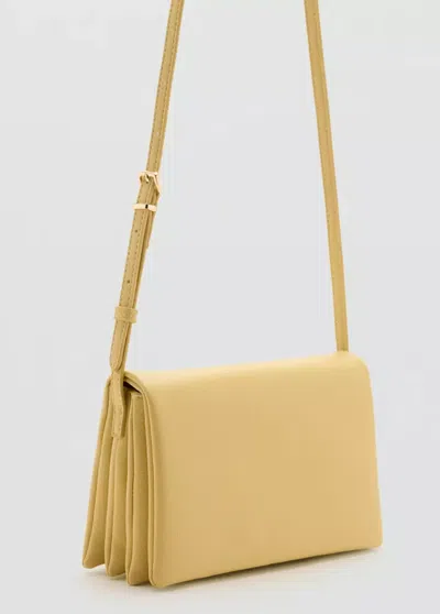 Mango Petit Sac Bandoulière In Vanille