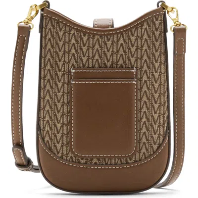 Mango Phone Crossbody Bag In Brown