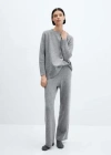 Mango Pijama Trouser Grey